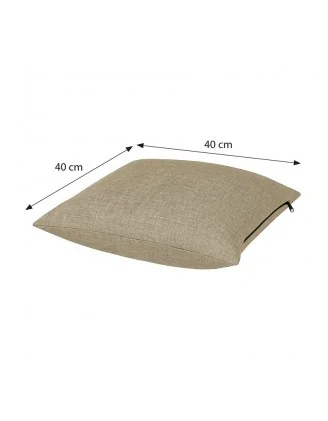 Copricuscino decorativo 40x40 cm per cuscino pallet, Beige