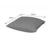 Copricuscino decorativo 40x40 cm per cuscino pallet, Grigio Copricuscino decorativo 40x40 cm per cuscino pallet, Grigio