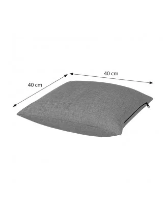 Copricuscino decorativo 40x40 cm per cuscino pallet, Grigio