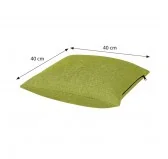 Copricuscino decorativo 40x40 cm per cuscino pallet, Lime