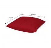 Copricuscino decorativo 40x40 cm per cuscino pallet, Rosso Copricuscino decorativo 40x40 cm per cuscino pallet, Rosso