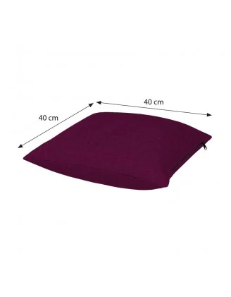 Copricuscino decorativo 40x40 cm per cuscino pallet, Viola