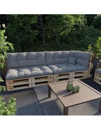Cuscino Decorativo per Pallet e per Divano da Giardino, 40x40 cm, Grigio
