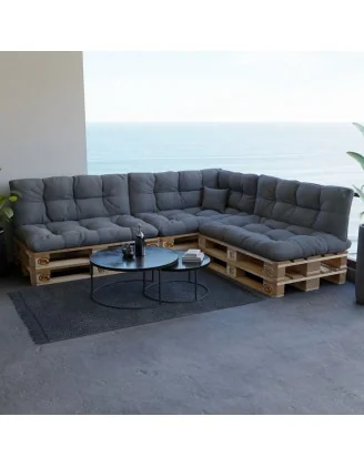 Cuscino Decorativo per Pallet e per Divano da Giardino, 40x40 cm, Grigio