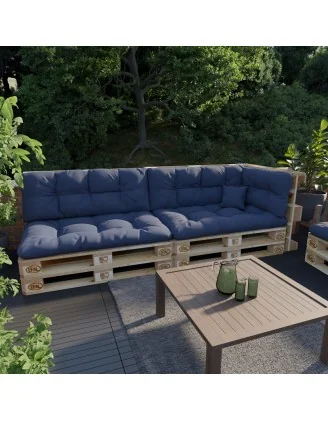 Cuscino Decorativo per Pallet e per Divano da Giardino, 40x40 cm, Blu Scuro