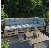 Cuscino Decorativo per Pallet e per Divano da Giardino, 40x40 cm, Blu Cuscino Decorativo per Pallet e per Divano da Giardino, 40x40 cm, Blu