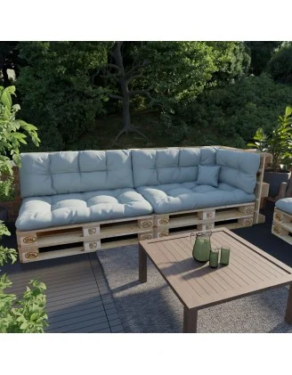 Cuscino Decorativo per Pallet e per Divano da Giardino, 40x40 cm, Blu