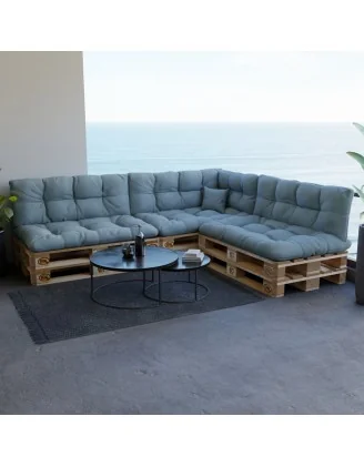 Cuscino Decorativo per Pallet e per Divano da Giardino, 40x40 cm, Blu