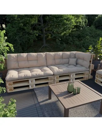 Cuscino Decorativo per Pallet e per Divano da Giardino, 40x40 cm, Beige