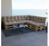 Cuscino Decorativo per Pallet e per Divano da Giardino, 40x40 cm, Beige Cuscino Decorativo per Pallet e per Divano da Giardino, 40x40 cm, Beige