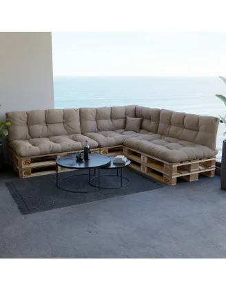 Cuscino Decorativo per Pallet e per Divano da Giardino, 40x40 cm, Beige