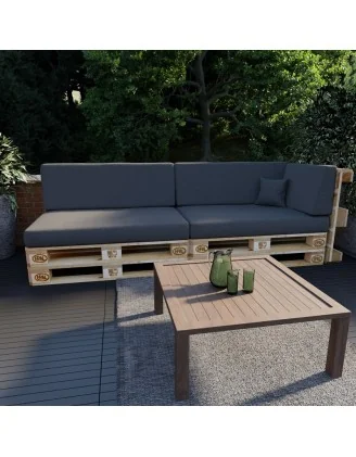 Cuscino Decorativo per Pallet e per Divano da Esterno, 40x40 cm, Antracite