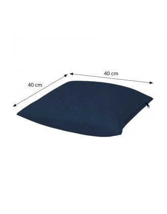 Cuscino Decorativo per Pallet e per Divano da Esterno, 40x40 cm, Blu Scuro
