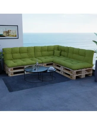 Cuscino Decorativo per Pallet e per Divano da Giardino, 40x40 cm, Lime