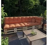 Cuscino Decorativo per Pallet e per Divano da Giardino, 40x40 cm, Arancione