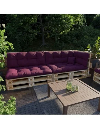 Cuscino Decorativo per Pallet e per Divano da Giardino, 40x40 cm, Viola