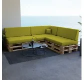 Cuscino Decorativo per Pallet e per Divano da Esterno, 40x40 cm, Lime