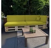 Cuscino Decorativo per Pallet e per Divano da Esterno, 40x40 cm, Lime