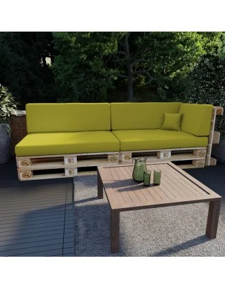 Cuscino Decorativo per Pallet e per Divano da Esterno, 40x40 cm, Lime