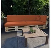 Cuscino Decorativo per Pallet e per Divano da Esterno, 40x40 cm, Arancione