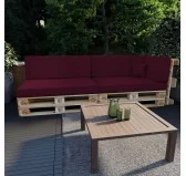 Cuscino Decorativo per Pallet e per Divano da Esterno, 40x40 cm, Viola