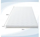 Topper Materasso H3 160x200x5 cm Topper Materasso H3 160x200x5 cm