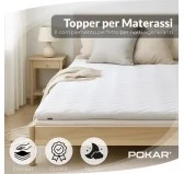 Topper Materasso H3 200x200x5 cm