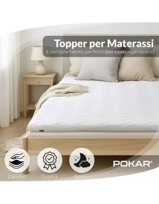 Topper Materasso H3 200x200x5 cm