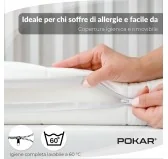 Topper Materasso H3 200x200x5 cm