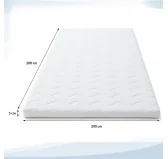 Topper Materasso H3 200x200x5 cm