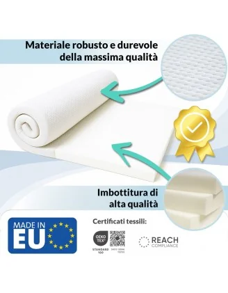Topper Materasso PREMIUM 120x190x8 cm