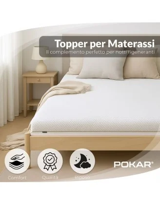 Topper Materasso PREMIUM 130x190x8 cm