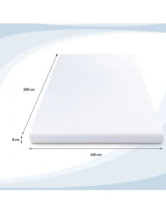 Topper Materasso PREMIUM 160x200x8 cm