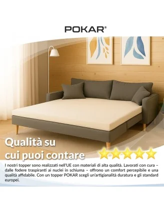 Topper Materasso PREMIUM 160x200x8 cm