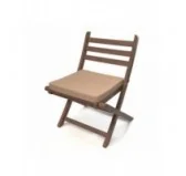 Cuscino per panchina da giardino, cuscino per altalena, cuscino da giardino, 40x40x5 cm, Beige