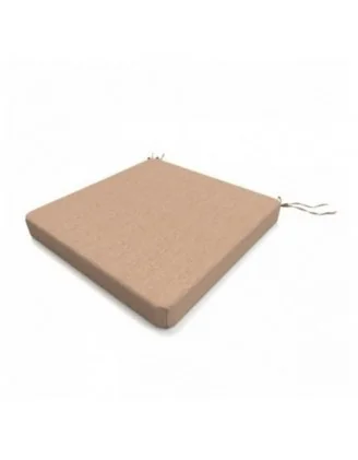 Cuscino per panchina da giardino, cuscino per altalena, cuscino da giardino, 40x40x5 cm, Beige