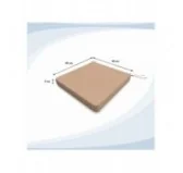 Cuscino per panchina da giardino, cuscino per altalena, cuscino da giardino, 40x40x5 cm, Beige