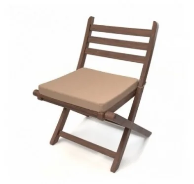 Cuscino per panchina da giardino, cuscino per altalena, cuscino da giardino, 70x70x5 cm, Beige