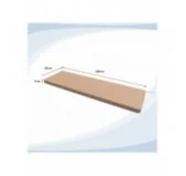 Cuscino per panchina da giardino, cuscino per altalena, cuscino da giardino, 100x50x5 cm, Beige