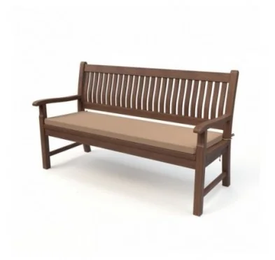 Cuscino per panchina da giardino, cuscino per altalena, cuscino da giardino, 160x40x5 cm, Beige