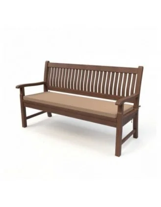 Cuscino per panchina da giardino, cuscino per altalena, cuscino da giardino, 160x50x5 cm, Beige