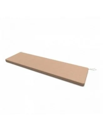 Cuscino per panchina da giardino, cuscino per altalena, cuscino da giardino, 180x40x5 cm, Beige