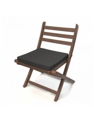 Cuscino per panchina da giardino, cuscino per altalena, cuscino da giardino, 50x50x5 cm, Antracite