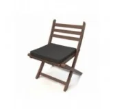 Cuscino per panchina da giardino, cuscino per altalena, cuscino da giardino, 70x70x5 cm, Antracite