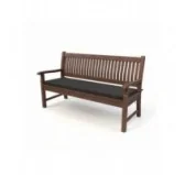 Cuscino per panchina da giardino, cuscino per altalena, cuscino da giardino, 110x50x5 cm, Antracite