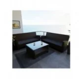 Cuscino per panchina da giardino, cuscino per altalena, cuscino da giardino, 110x50x5 cm, Antracite