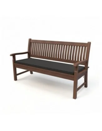 Cuscino per panchina da giardino, cuscino per altalena, cuscino da giardino, 170x50x5 cm, Antracite